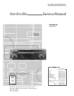 Grundig EC 4790 CD Service Manual preview