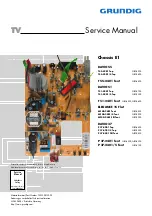 Grundig ELEGANCE 15 FLAT MF 40-2501/5 TEXT Service Manual preview