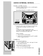 Preview for 33 page of Grundig ELEGANCE 21 FLAT TVD 55-2502/5 TOP User Manual