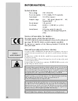 Preview for 40 page of Grundig ELEGANCE 21 FLAT TVD 55-2502/5 TOP User Manual