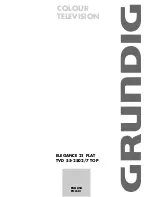 Grundig ELEGANCE 21 FLAT TVD 55-2502/7 TOP User Manual preview