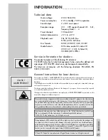 Preview for 39 page of Grundig ELEGANCE 21 FLAT TVD 55-2502/7 TOP User Manual