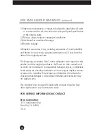 Предварительный просмотр 18 страницы Grundig Eton G1000A Operation Manual