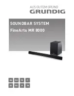 Grundig FineArts MR 8000 User Manual предпросмотр