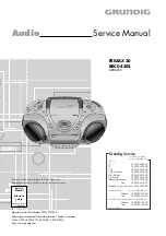 Grundig freaxx 20 Service Manual предпросмотр