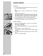 Preview for 9 page of Grundig Freaxx RRCD 4202 User Manual