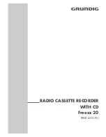 Preview for 1 page of Grundig Freezz 20 RRCD 4301 PLL User Manual