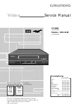 Предварительный просмотр 1 страницы Grundig G.MH 4900 Service Manual