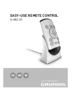 Grundig G-VRC-01 User Manual предпросмотр