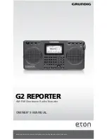 Grundig G2 REPORTER Owner'S Manual preview