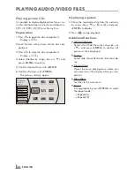 Preview for 24 page of Grundig GBP 6000 2D Manual