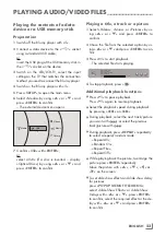 Preview for 23 page of Grundig GBP 6100 2D Manual