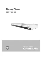 Preview for 40 page of Grundig GBP 7000 3D Manual