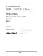 Preview for 21 page of Grundig GCA-B0002B Owner'S Manual