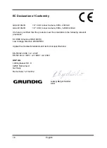 Preview for 20 page of Grundig GCA-B1002B Owner'S Manual