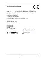 Предварительный просмотр 25 страницы Grundig GCA-B1005B Owner'S Manual