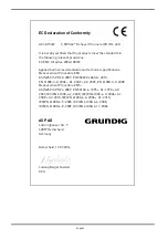 Preview for 86 page of Grundig GCI-G1536F Owner'S Manual