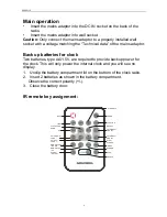 Preview for 6 page of Grundig GCR001IP Manual