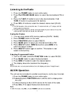 Preview for 10 page of Grundig GCR001IP Manual