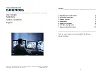 Preview for 1 page of Grundig GD-ML-CC2230HD User Manual