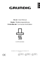 Preview for 1 page of Grundig GDKP5464BBSC User Manual