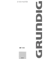 Grundig GDP 1100 User Manual предпросмотр