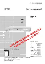 Preview for 1 page of Grundig GDP 2200 Service Manual