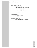 Preview for 25 page of Grundig GDP 2200 User Manual