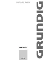 Grundig GDP 2550/2 User Manual preview