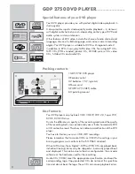 Preview for 4 page of Grundig GDP 2750 User Manual