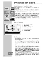 Предварительный просмотр 4 страницы Grundig GDP 3550/2 User Manual