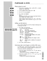 Preview for 21 page of Grundig GDP 3550/2 User Manual