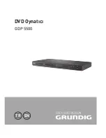 Предварительный просмотр 1 страницы Grundig GDP 5500 Manual