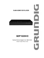 Grundig GDP1620HD Instruction Manual preview