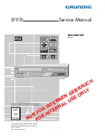 Grundig GDR 6460 VCR Service Manual preview
