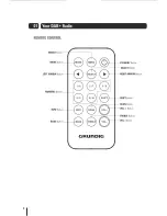 Предварительный просмотр 6 страницы Grundig GDR700DAB Manual