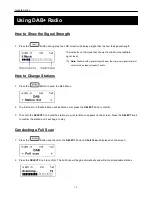 Preview for 13 page of Grundig GDR720DAB Manual