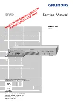 Preview for 1 page of Grundig GDRH 5625 Service Manual