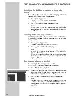 Preview for 52 page of Grundig GDRH 5625 User Manual