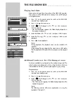 Preview for 84 page of Grundig GDRH 5625 User Manual