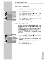 Preview for 105 page of Grundig GDRH 5625 User Manual