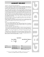 Предварительный просмотр 68 страницы Grundig GDT 310 Manual