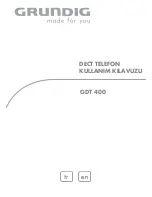 Grundig GDT 400 User Manual preview