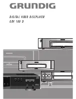 Grundig GDV 100 D User Manual preview