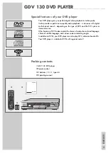 Preview for 3 page of Grundig GDV 130 User Manual