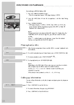 Preview for 12 page of Grundig GDV 130 User Manual