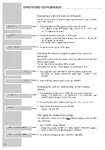 Preview for 16 page of Grundig GDV 130 User Manual