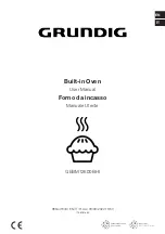 Предварительный просмотр 1 страницы Grundig GEBM12600BHI User Manual