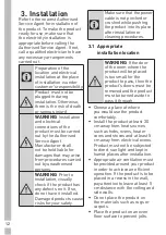 Preview for 12 page of Grundig GFTU 13110 User Instructions