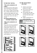 Предварительный просмотр 18 страницы Grundig GKF15810DN User Manual